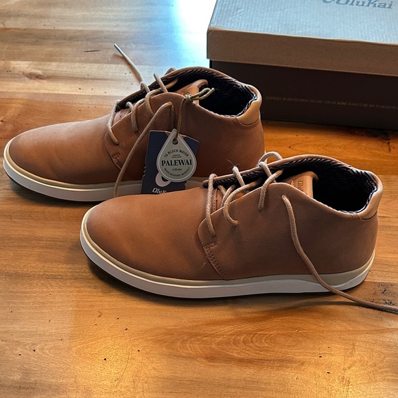 OluKai Men's Tan PAPAKU ‘ILI Boots - Picture 7 of 9